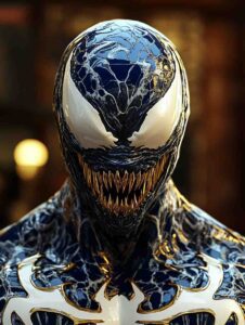Azulejo Venom in Rococo Style MidJourney Prompt