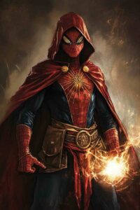 Spider-Man as Sorcerer Supreme Art Style