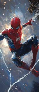 Spiderman Web-Slinging Action Prompt