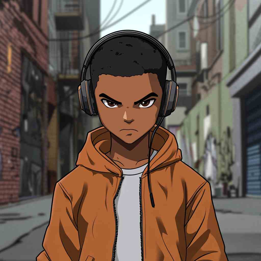 Teenager in Boondocks Style